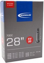 Schwalbe SV20 Xlight - Binnenband Fiets - Frans Ventiel - 40 mm - 28 x 3/4 - 1