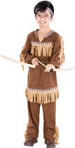 dressforfun - jongenskostuum indiaan zwarte vogel 152 (12-14y) - verkleedkleding kostuum halloween verkleden feestkleding carnavalskleding carnaval feestkledij partykleding - 30067