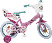 Kinderfiets Minnie Mouse 14 Roze