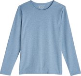 Coolibar - UV Shirt voor dames - Longsleeve - Morada - Lichtblauw - maat L