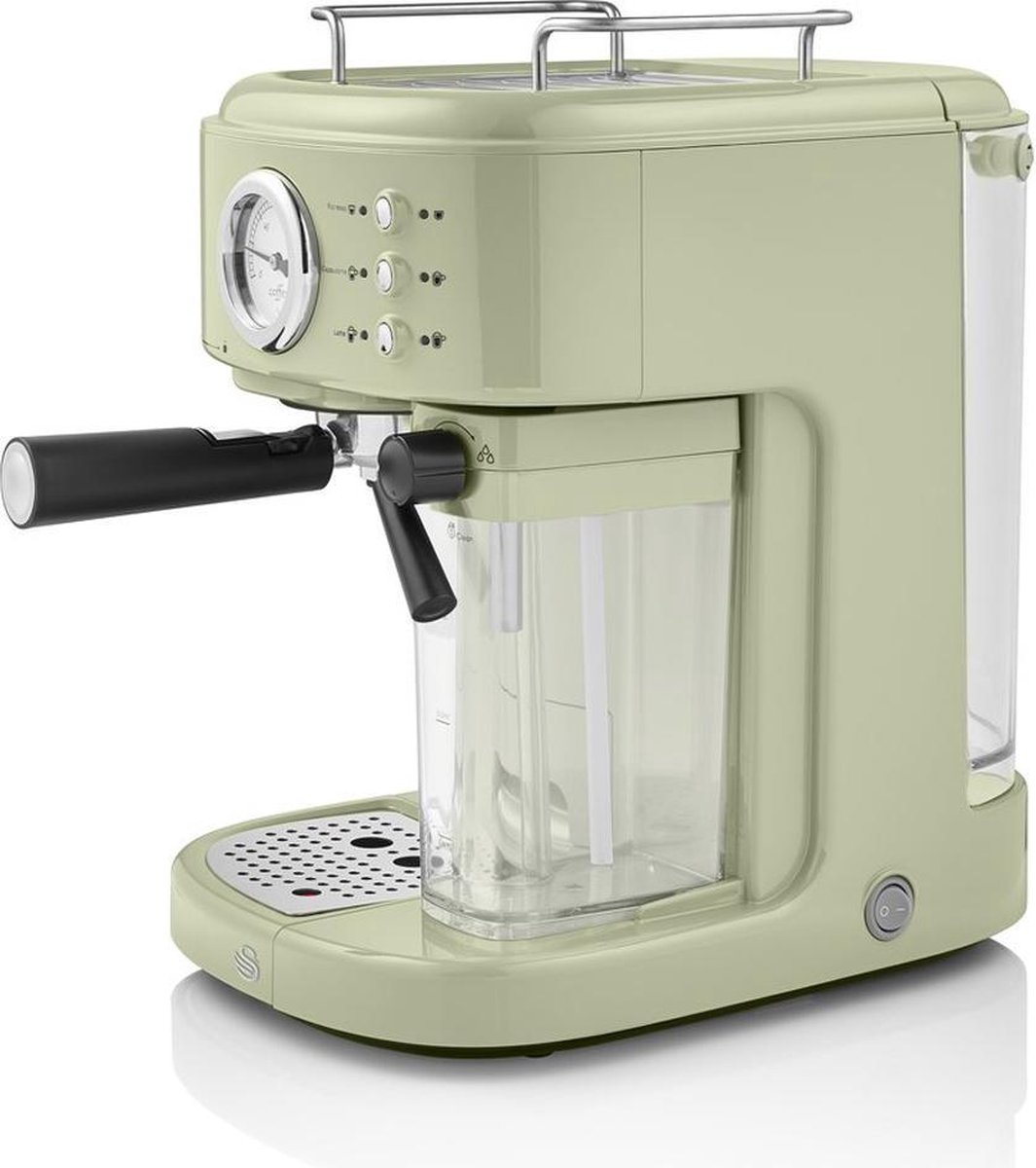 Swan Retro Espressomachine Groen 1100 Watt
