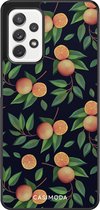 Samsung A72 hoesje - Cubes art | Samsung Galaxy A72 case | Hardcase backcover zwart