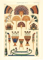 Poster Owen Jones - Egyptische Vormen - Egypte & Oudheid Illustratie