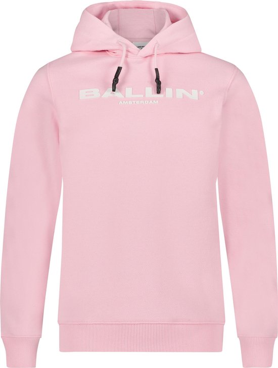 Ballin Amsterdam - Jongens Regular fit Sweaters Hoodie LS - Baby Pink -  Maat 14 | bol