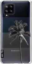 Casetastic Samsung Galaxy A42 (2020) 5G Hoesje - Softcover Hoesje met Design - Palm Tree Transparent Print