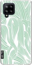 Casetastic Samsung Galaxy A42 (2020) 5G Hoesje - Softcover Hoesje met Design - Seam Foam Organic Print Print