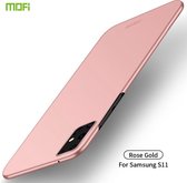 Voor Galaxy S20 + MOFI Frosted PC Ultradunne harde hoes (rosÃ©goud)