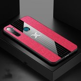 Voor OPPO Realme Q XINLI stiksels Textue schokbestendige TPU beschermhoes (rood)