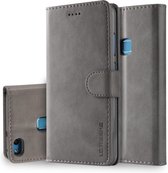 Voor Huawei P10 Lite LC.IMEEKE kalfsleer Horizontale flip lederen tas, met houder & kaartsleuven & portemonnee (grijs)