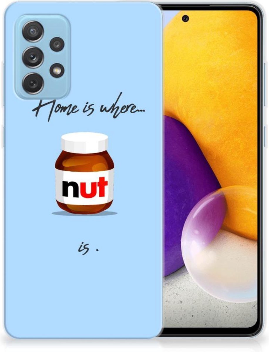 Samsung Galaxy A72 Siliconen Case Nut Home