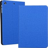 Universele Voltage Craft Cloth TPU beschermhoes voor iPad Mini 1/2/3, met houder (blauw)