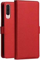 DZGOGO MILO-serie PC + PU horizontale flip lederen case voor Huawei P30, met houder en kaartsleuf en portemonnee (rood)
