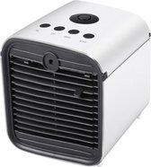 Kantoor huishoudelijke usb mini airconditioning ventilator draagbare desktop luchtkoeler met batterij (wit)