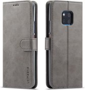 Voor Huawei Mate 20 Pro LC.IMEEKE kalfsleer Horizontale flip lederen tas, met houder & kaartsleuven & portemonnee (grijs)