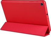 Koeienhuid textuur horizontale flip lederen tas voor Galaxy Tab A 10.1 (2019) T510 / T515, met houder (rood)
