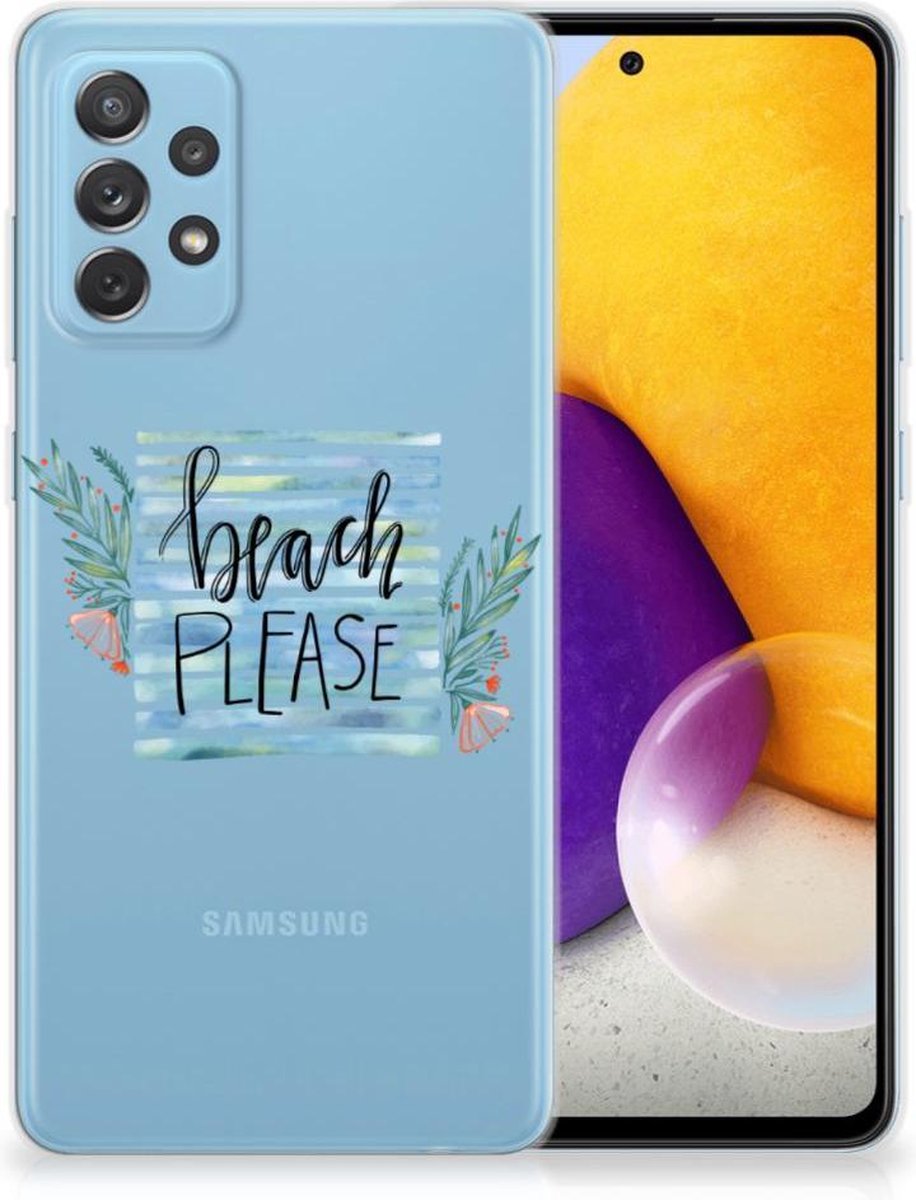 Samsung Galaxy A72 Telefoonhoesje met Naam Boho Beach