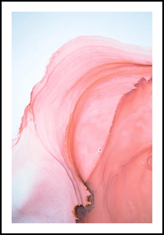 Poster Roze inkt
