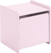Vipack nachtkast Kiddy - 40 x 36 x 40 cm - oud roze