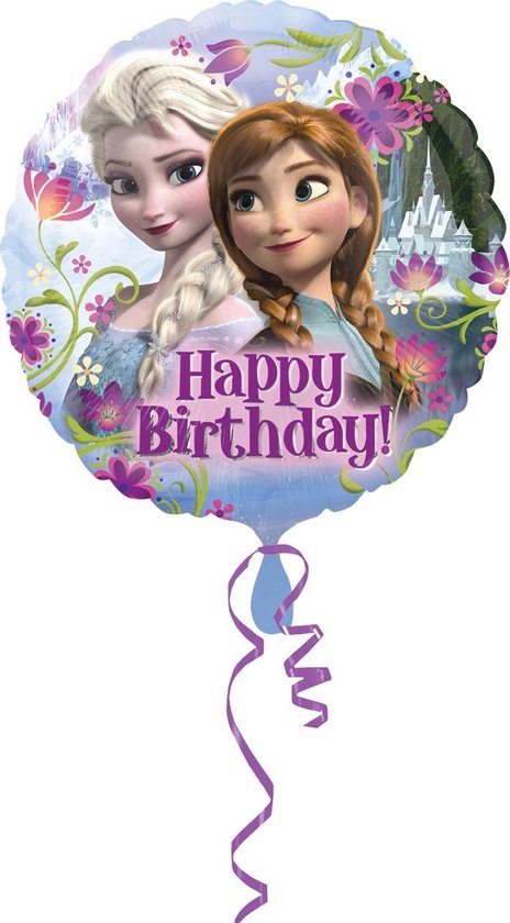 AMSCAN - Happy Birthday ballon van Frozen - Decoratie > Ballonnen