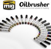 Mig - Oilbrushers Display Nr.1  20 Oilbrushers (Mig8154) - modelbouwsets, hobbybouwspeelgoed voor kinderen, modelverf en accessoires