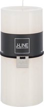 J-Line Cilinderkaars Vanille L -72U - 6 stuks