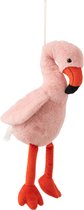 J-Line Flamingo Pluche Roze/Oranje Large