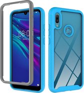 Voor Huawei Y6 (2019) / Honor 8A Starry Sky Solid Color Series Schokbestendige PC + TPU beschermhoes (hemelsblauw)