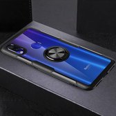 Krasbestendige TPU + acryl ringbeugel beschermhoes voor Geschikt voor Xiaomi Redmi 7 (zwart)