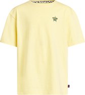 WE Fashion Meisjes oversized T-shirt met opdruk