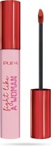 PUPA Milano Fight Like A Woman vloeibare lippenstift - 003 Red Top Player Glans