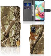 Beschermhoesje Geschikt voor Samsung Galaxy A71 Wallet Book Case Wildernis