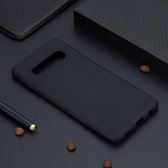 Voor Galaxy S10 5G Candy Color TPU Case (zwart)