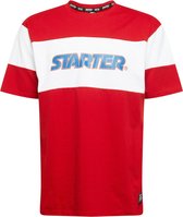 Starter Heren Tshirt -XL- Block Jersey Rood