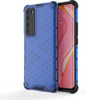 Voor Huawei Nova 7 Pro 5G schokbestendige honingraat pc + TPU beschermhoes (blauw)