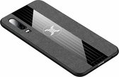 Voor Huawei P30 XINLI stiksels Textue schokbestendige TPU beschermhoes (grijs)