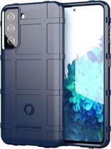 Voor Samsung Galaxy S21 5G volledige dekking schokbestendig TPU-hoesje (blauw)