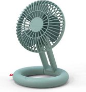 Desktop Vouwventilator USB Oplaadcirculatie Ventilator Mini Handheld draagbare legventilator (groen)