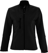 SOLS Dames/dames Roxy Soft Shell Jacket (ademend, winddicht en waterbestendig) (Zwart)
