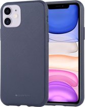 Voor iPhone 11 MERCURY GOOSPERY STYLE LUX schokbestendig zacht TPU-hoesje (marineblauw)