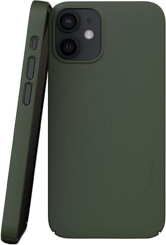 Nudient Thin Case V3 Apple iPhone 12 Mini Coque Arrière Vert | bol.com