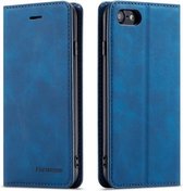 Voor iPhone SE 2020/8/7 Forwenw Dream Series Oil Edge Sterk magnetisme Horizontale flip lederen tas met houder & kaartsleuven & portemonnee & fotolijst (blauw)