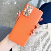 Voor Huawei Honor 30 All-inclusive Pure Prime Skin plastic hoesje met lensring beschermkap (oranje)