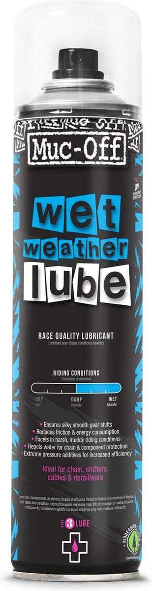 Muc-Off Wet Lube Spuitbus 400 ml