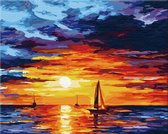 Paint by Number - Schilderen op Nummer - Sundown - paintbynumber.eu