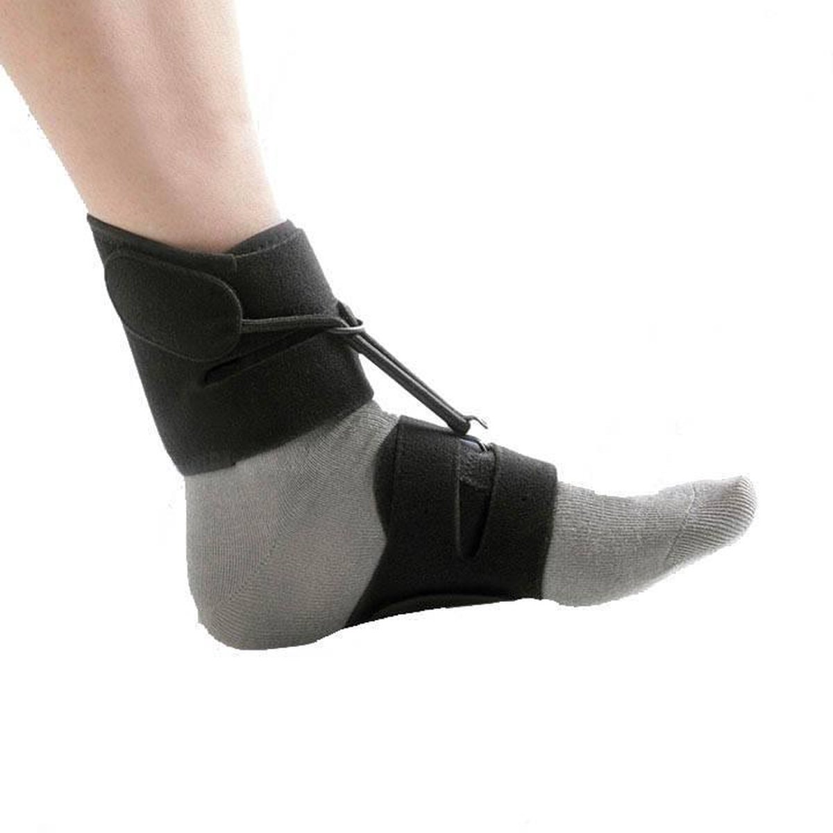 Orliman Boxia Shoeless Klapvoet Bandage - Kleur: Zwart - Maat: 1 - Zijde: Rechts