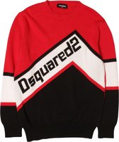 Dsquared2 Logo crewneck sweater Rood  kids maat 164