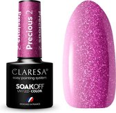 Claresa UV/LED Gellak Precious #PS2 - 5ml. - Glitter, Paars, Roze - Glitters - Gel nagellak