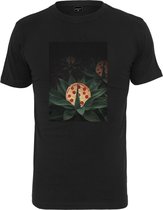 Mister Tee Heren Tshirt -L- Pizza Plant Zwart
