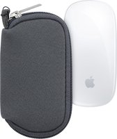 kwmobile Hoes voor Apple Magic Mouse 1 / 2 - Hoesje voor muis - Beschermhoes van Neopreen in grijs