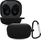 kwmobile Hoes voor Samsung Galaxy Buds 2 Pro / Buds 2 / Buds Live - Siliconen cover voor oordopjes in zwart
